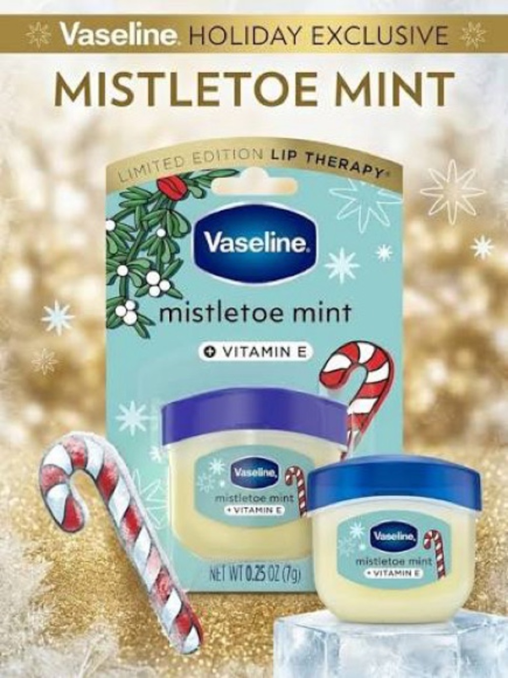 Limited edition Mistletoe Mint Lip Balm